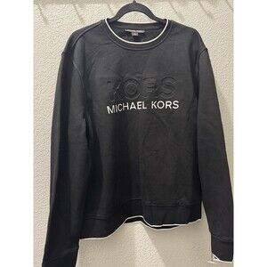 NWT Michael Kors Men's Pullover Crew Neck Fleece Sweatshirt Size XL